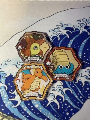 Pokémon Chinese 151 Puzzle Fridge Magnet Set Dragonite Kangaskhan