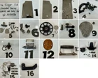 1926 SINGER 128 LA VENCEDORA SEWING MACHINE AND DOME PARTS