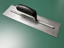 Marshalltown QLT Concrete Finishing Trowel, 14 x 4 In. Carbon Steel Blade FT144