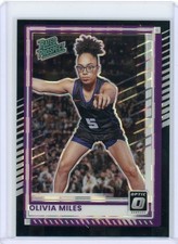 2025-26 Panini Donruss Optic Rated Prospect Olivia Miles Black Pandora /15 Lynx