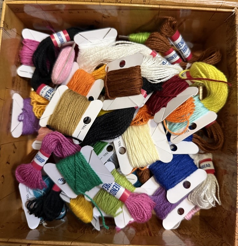 Multicolor Embroidery Floss Lot, Mixed Colors 70pcs Craft Thread