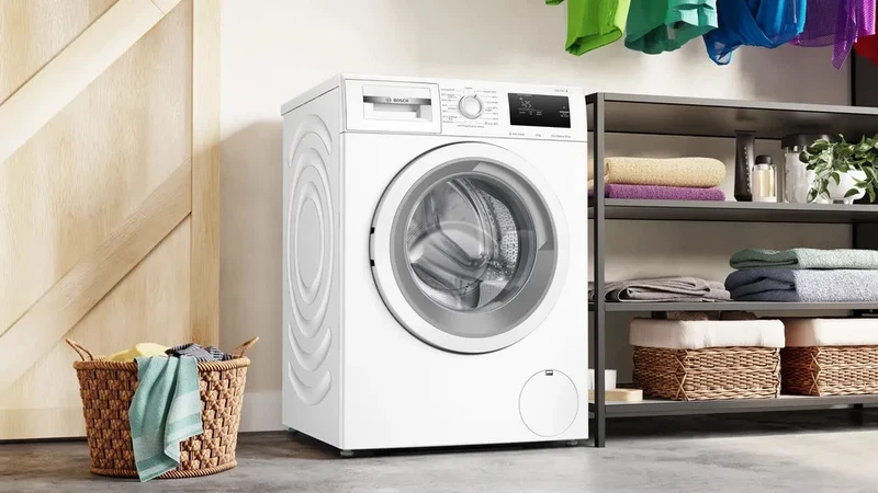 Lavatrice con Oblò BOSCH Serie 4 Bianco 9 Kg Classe A 1200 Giri Vapore Rapido, fotografia 3 di 7