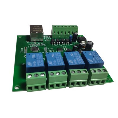 LAN Ethernet RJ45 IP Web Remote Control Card 4 Channel Relay UDP Network