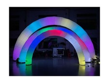 20ft Inflatable Color Changing Arch Blow up Promotional LED Lighting Arch wit...