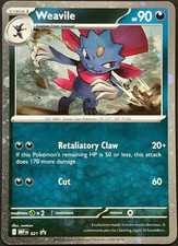 Weavile - 021 -  Black Star Promo - Cosmo Holo - Mega Evolution - Pokemon TCG