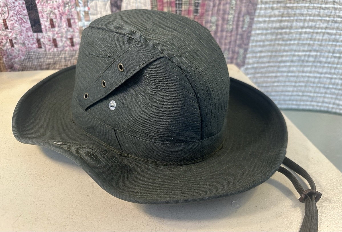 帽子 80s DEAD STOCK VINTAGE ITALY SAFARI HAT Vintage 70/80s LL Bean Style Boonie Safari Hat Size 7 1/4 Canvas