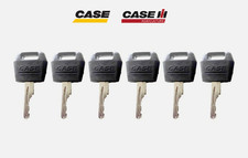 6 pcs Keys for Case D250 Tractor BACKHOE LOADER Dozer Skid Steer Combine Tractor