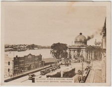RIVER & CUSTOMS HOUSE BRISBANE QLD AUSTRALIAN SCENIC SERIES PHOTO CARD NO 85