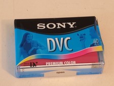 Sony DVC Premium Color Mini Digital Video Cassette. SP 60 Minutes. NEW Sealed