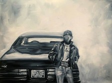 KENDRICK LAMAR GNX OIL PAINTING