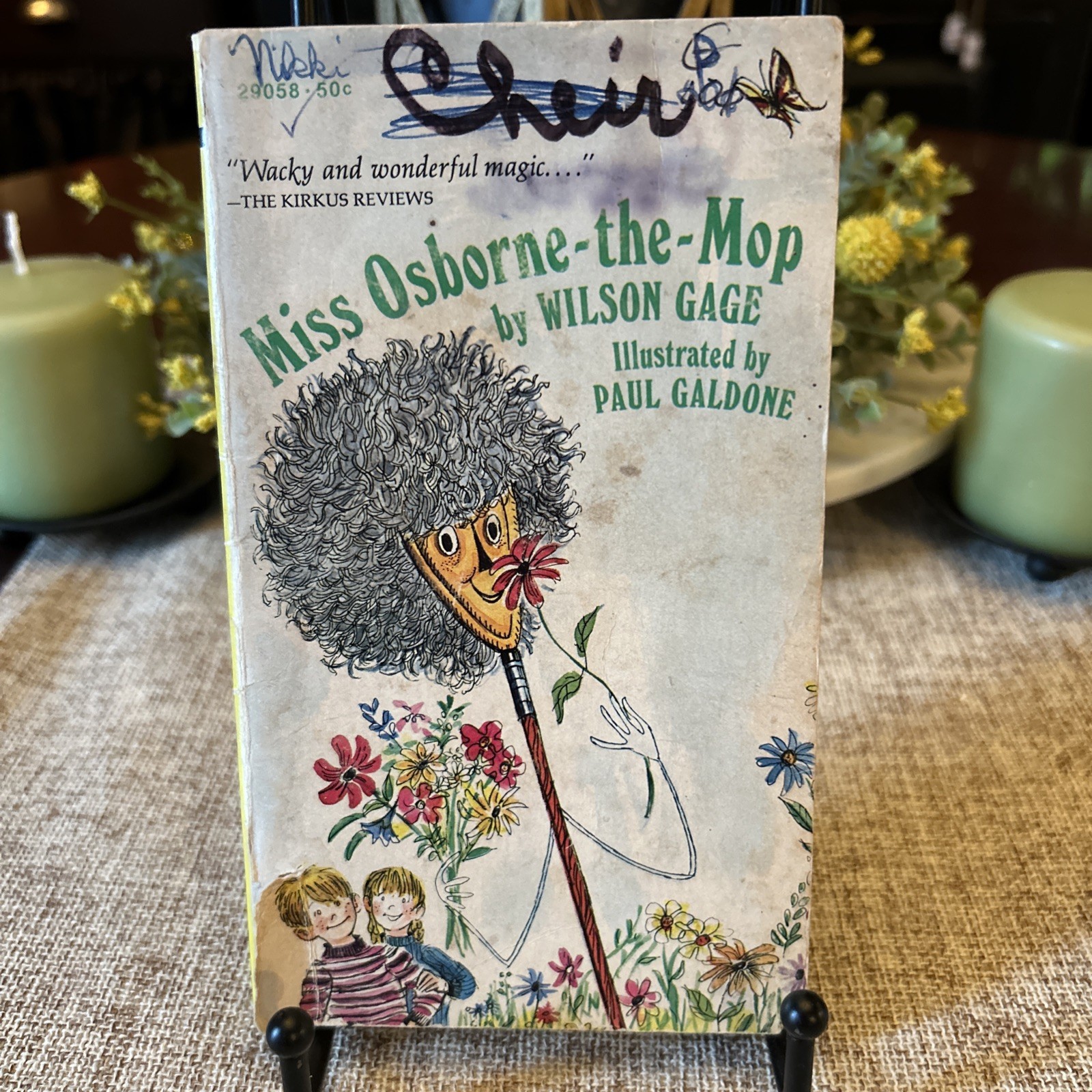 Miss Osborne the-Mop Wilson Gage 1970 2nd Printing Paperback Illustrated