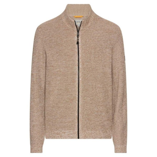 Camel active Herren Strickjacke Regular Fit Beige 6K08 409501 11 Oatmeal-image