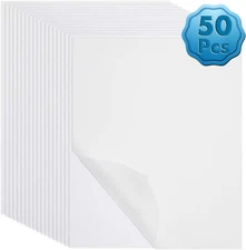 Vellum Paper,  50 Sheets Vellum Transparent Paper 8.5 X 11 Inches Translucent Cl