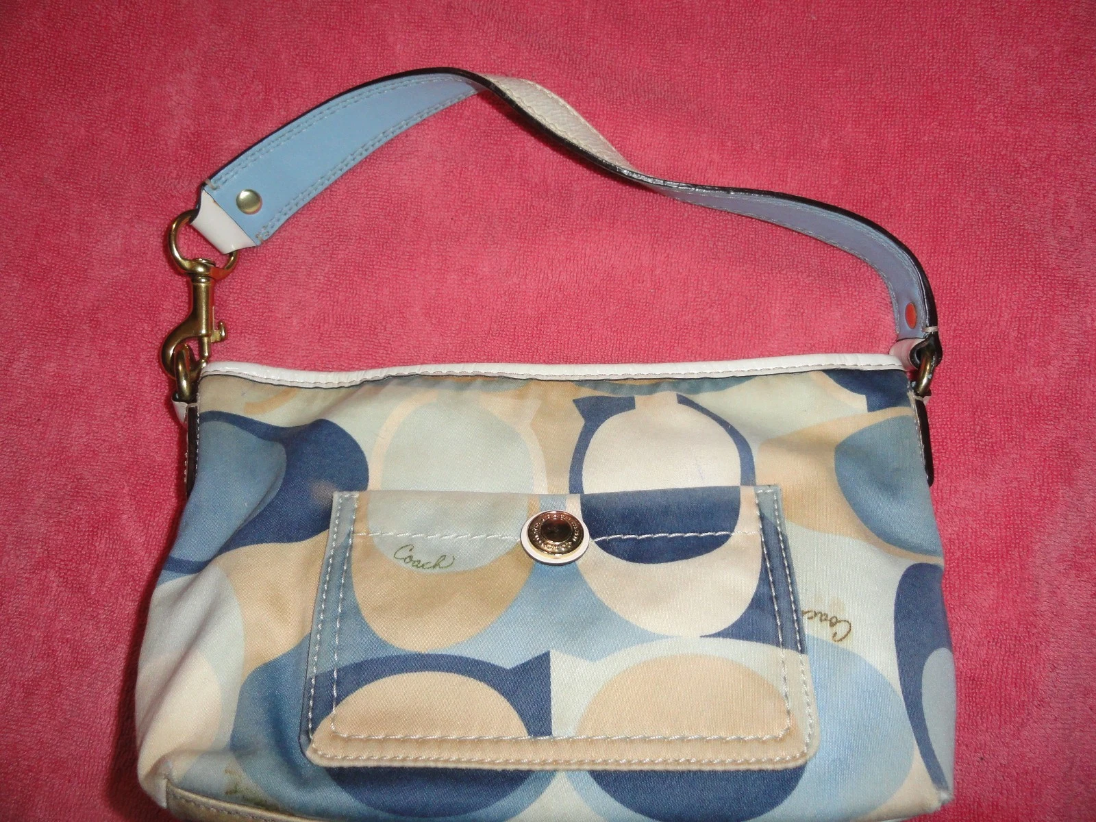 BORSA A TRACOLLA COACH SIGNATURE LARGE C