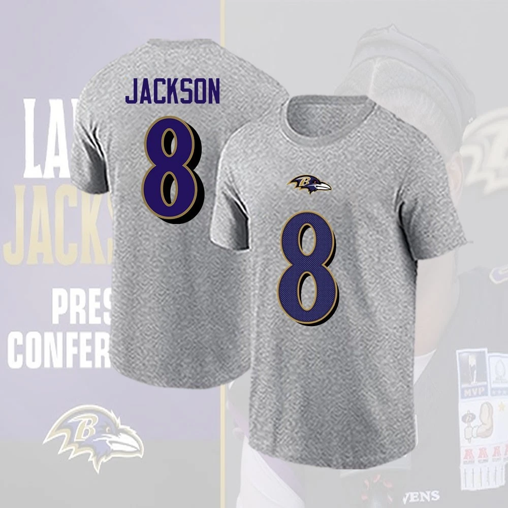 Lamar Jackson #8 Baltimore Player 2025 Name & Number Gift For Fans