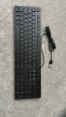 Dell KB216 kabelgebundene UK QWERTZ Tastatur   Chiclet Multimedia, brandneu