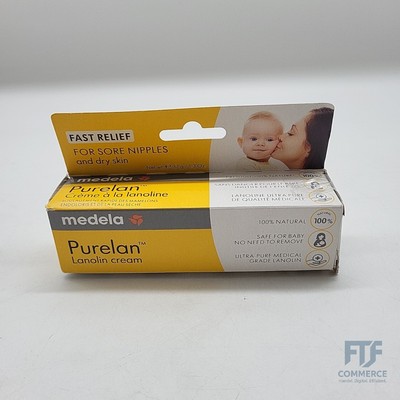 Medela Purelan 37g Lanolin Nipple Cream - Fast Relief for Sore Nipp... 101041336
