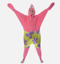 Nickelodeon Men's SpongeBob SquarePants Patrick Star Sleep Union Suit Kigurumi