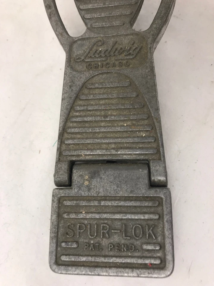 Sombrero alto vintage Ludwig Spur-Lok con platillos Ludwig Paiste de 14" Foto 3 de 4