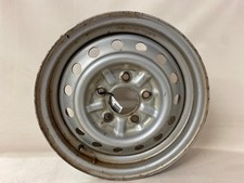 1992 Toyota Pickup Steel Wheel 14x5 5 Lug 15 Hole 4.5 Bolt Pattern Silver