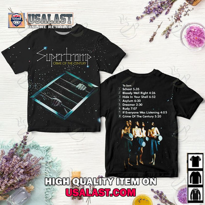 Supertramp Rare Full Size Men and Women 3D Tee For Fan TD631