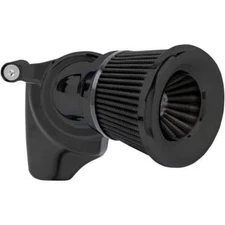 Arlen Ness Velocity 65 Degree Air Cleaner Kit - Black Motorcycle Street Bike