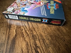 oval seal Double Dragon II The Revenge complete in box nintendo nes factory MINT