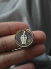 FYF MIDDLE FINGER 10 G Hand Lim. Pour Silver .999 Fine GG Links Coin City Toner