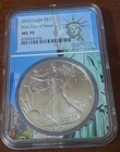 2023 $1 1oz Silver Eagle NGC MS70 First Day of Issue Statue of Liberty Core