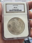 1879-S Morgan Silver Dollar $1 NGC MS64 San Francisco ☆ Bright White Lusterful