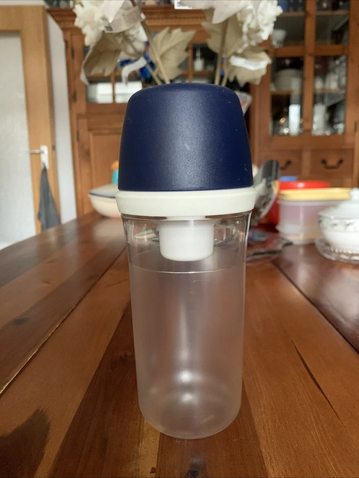 Tupperware Zuckerhut Zuckerdose C47 Spender Streuer 415ml. Blau/Klar.Ø8x20H - Bild 2 von 4