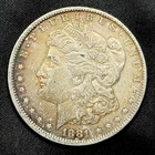 1881-O Morgan Silver Dollar Raw XF/AU Toned
