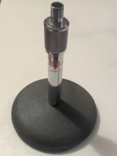 ATLAS SOUND VINTAGE TABLETOP / BASS DRUM MICROPHONE STAND 6" BASE