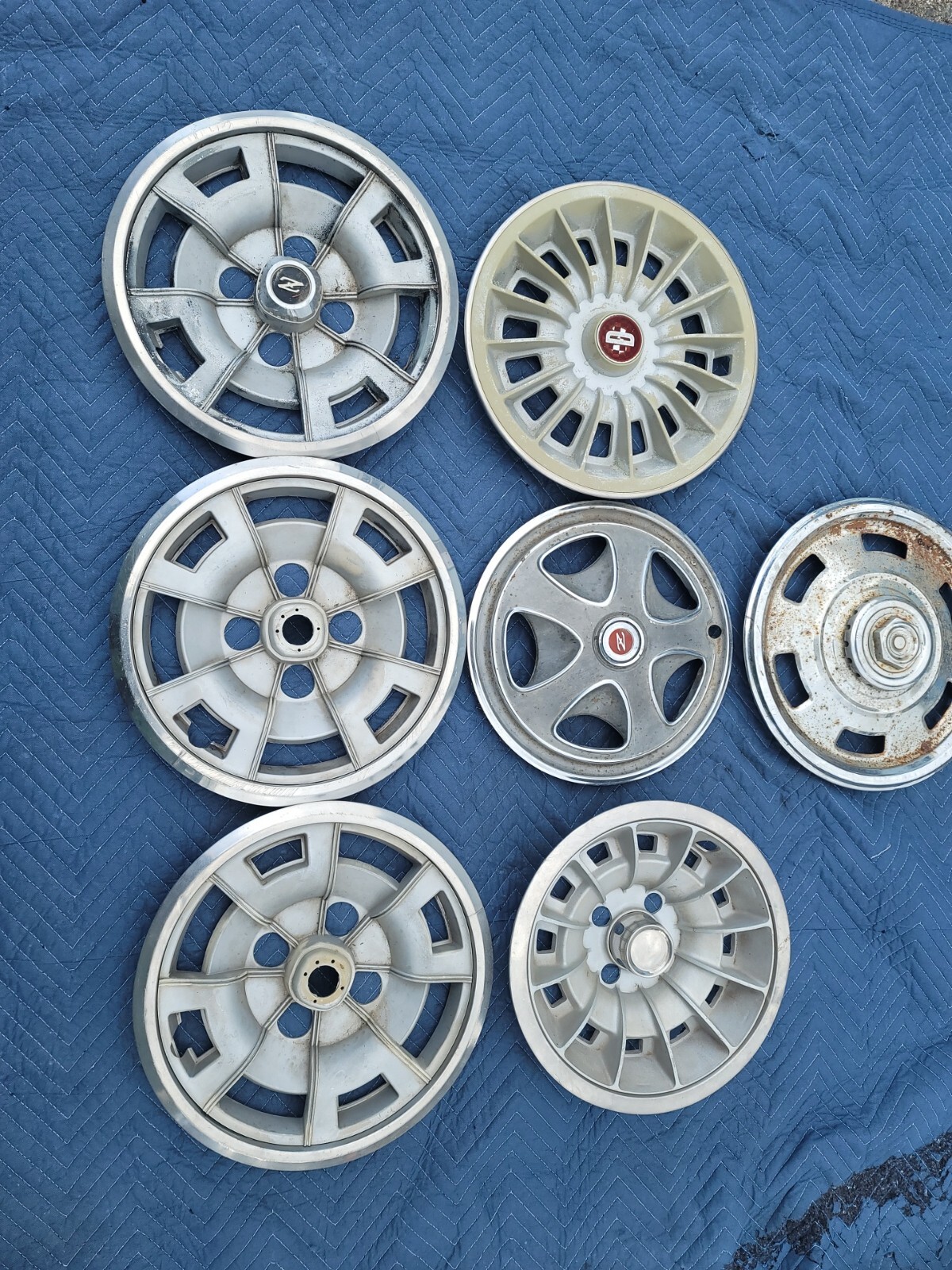 Lot of 7 vintage datsun nissan 240z 280z 510 Hubcaps Hub caps wheel OEM eBay