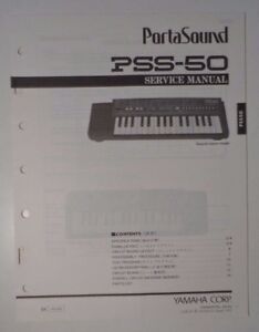 Original Yamaha Portasound PSS-50 SERVICE Manual | eBay