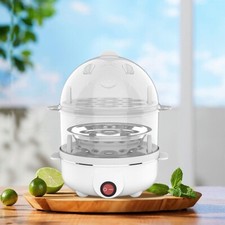 Electric Egg Boiler / Steamer / Cooker / Poacher -Steam Boiled Eggs & Vegetables