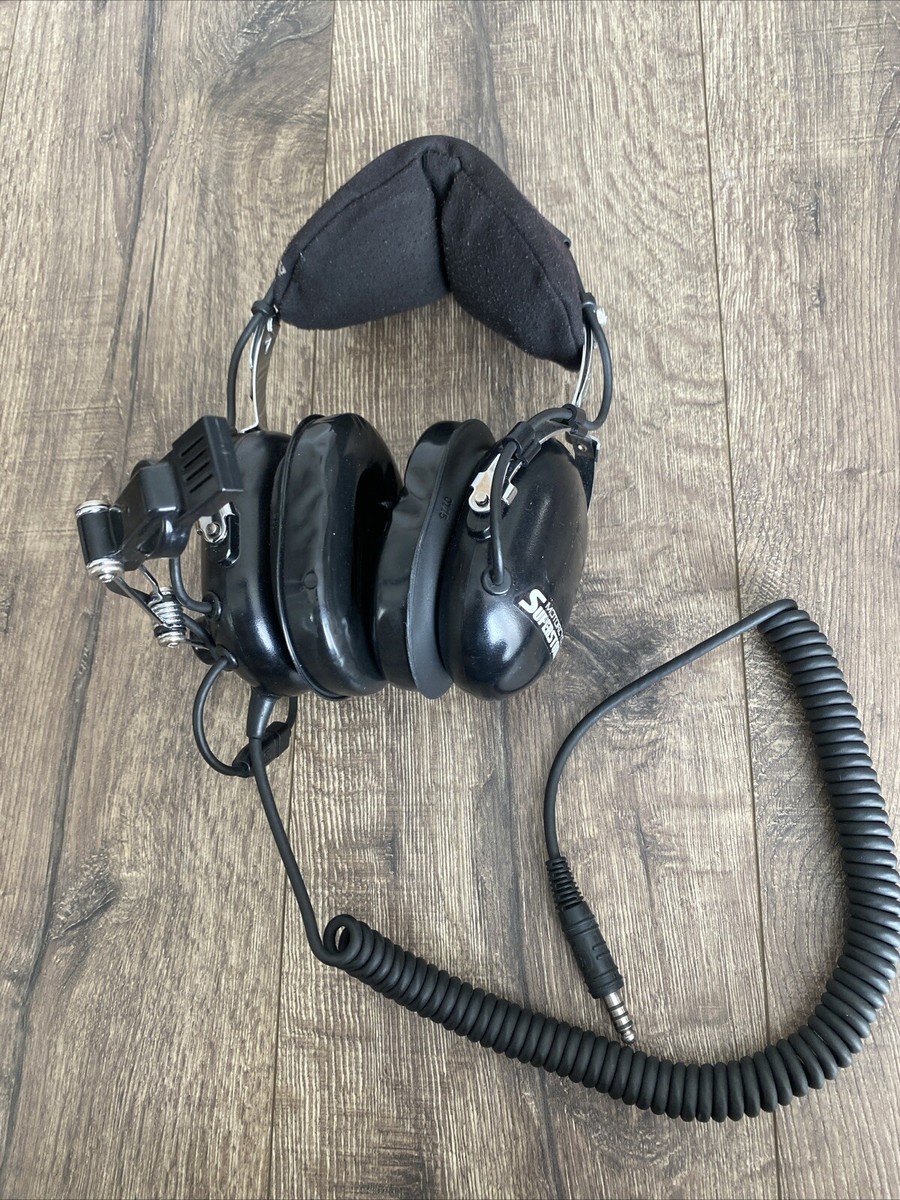 David Clark H10-76 Aviation Headset With Microphone Tested Good