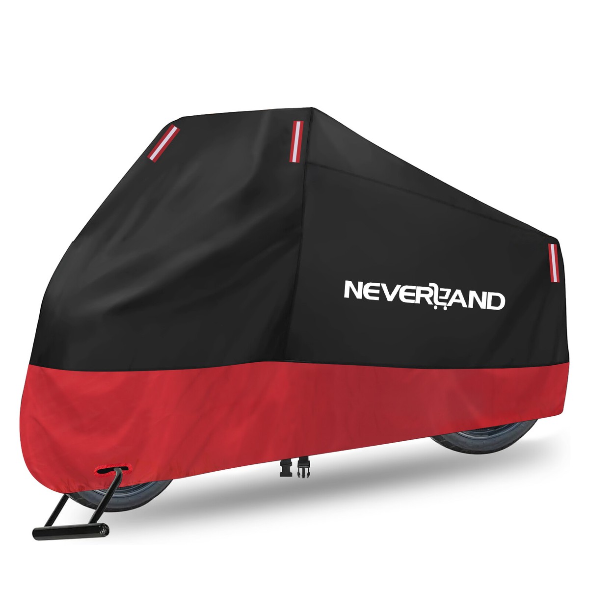 EASYBUYTECH Motorcycle Cover,Motorbike Cover All Season Universal Weather Waterproof Outdoor UV - View #2