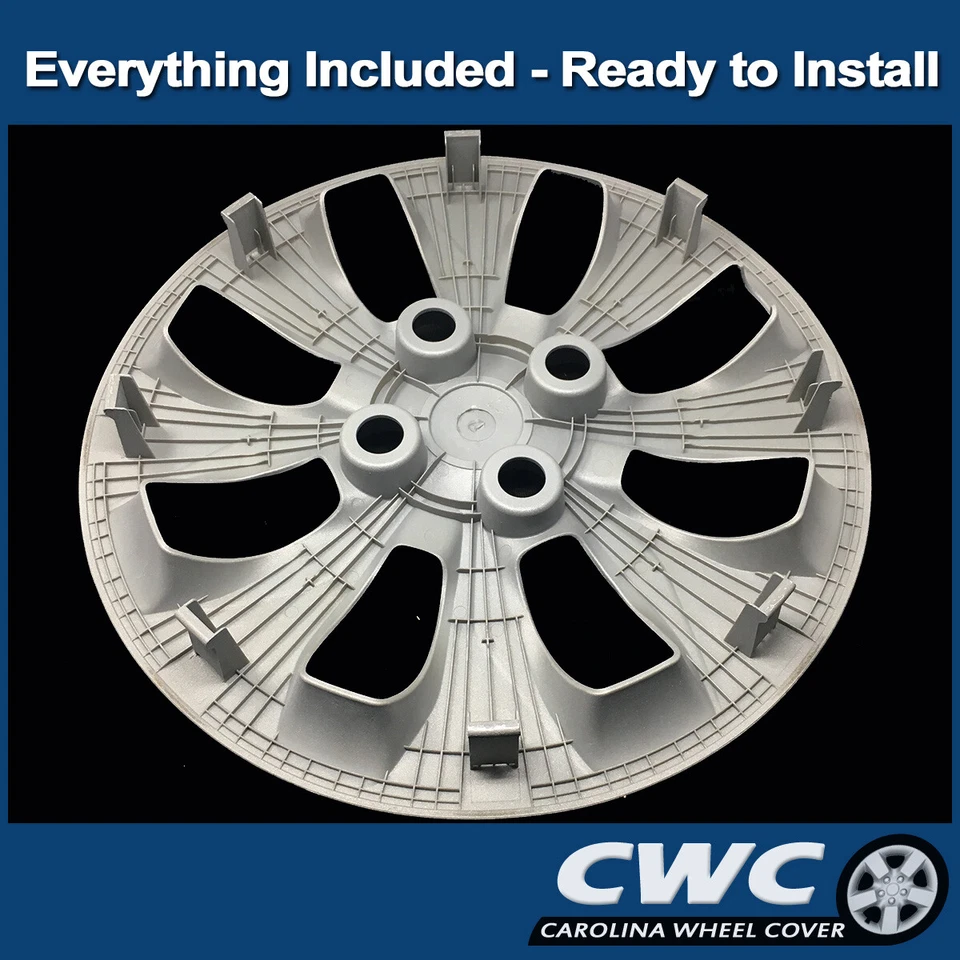 Колпаки колес для Hyundai Accent 2015-2017 — оригинальные заводские 14-дюймовые крышки колес 55573 - Изображение 3 из 4