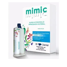 Mimic Bite Registration Impression Material 2 Cartridges Fast Set