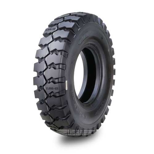 SUPERGUIDER HD 7.00-12 /14TT Forklift Tire w/Tube Flap 7.00x12 -12029
