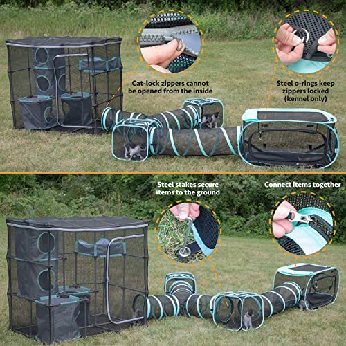 Kitty City Outdoor Catio Mega Kit for Cats, Replacement