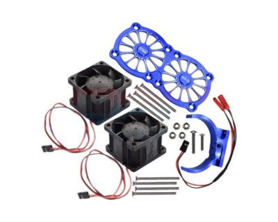 GPM Racing Alu Motorkühler mit Lüfter blau für Traxxas X-Maxx GPMMAKX018FANBB X-