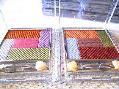 Lot of 2 ISLAND GIRL HAWAII Eye Shadow Palette's w/ applicators - 10 Colors!