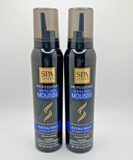 SPA Luxury Styling Hair Styling Mousse Extra Hold Volume Body Control 6oz 2 PK