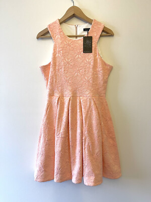 BNWT CUE in the City Pink Floral Pattern Dress Sz 12 RRP$195 | eBay  Australia