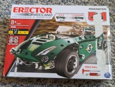 Meccano Roadster 5 In 1 Model Building Kit STEM Education Toy 174 Piece Used