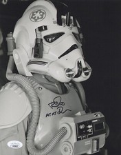 Star Wars- Paul Jerricho signed AT-AT Driver 8x10 photo JSA COA