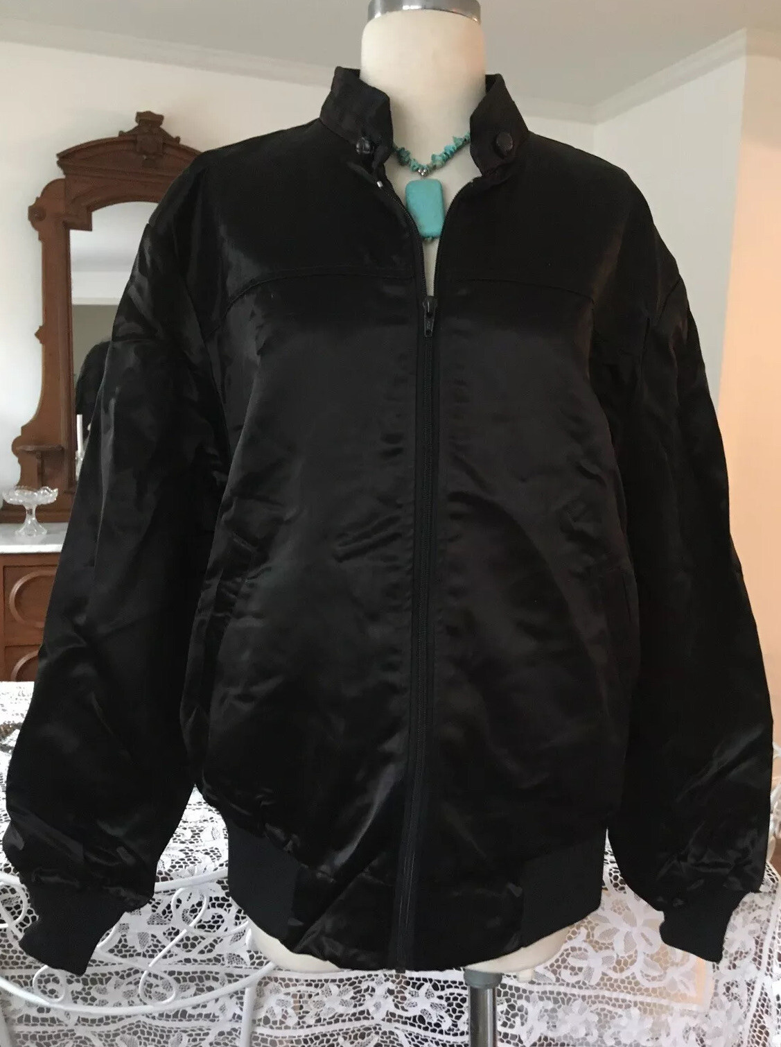 USA VINTAGE BOB MACKIEアメリカ古着刺繍デザインジャケット アウター