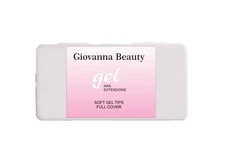 1Soft GEL TIPS Nail Extension Full Cover Natural 504pcs Box Almond Coffin Square